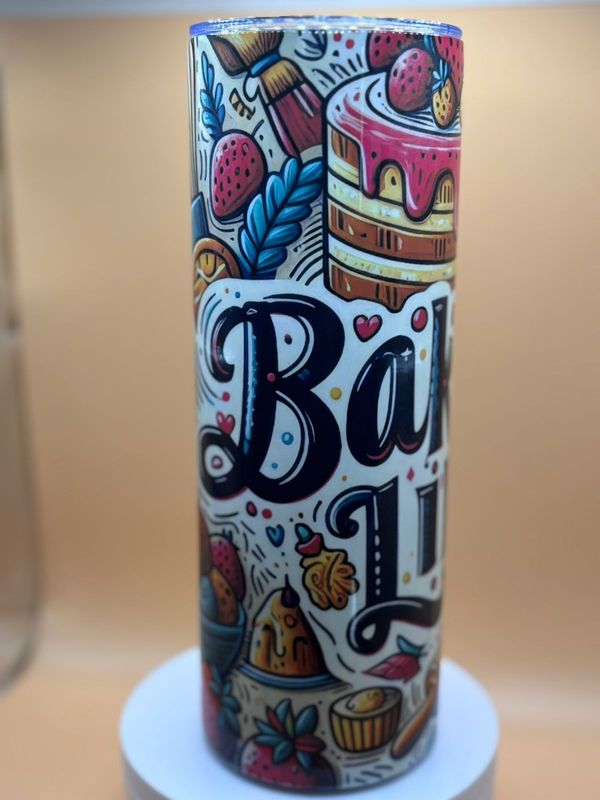 20oz Baker Life Stainless Steel Tumbler