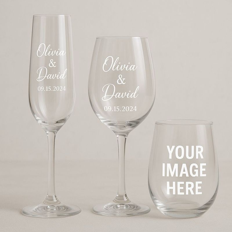 ✨Wedding Flutes &amp; Wine Glasses🥂