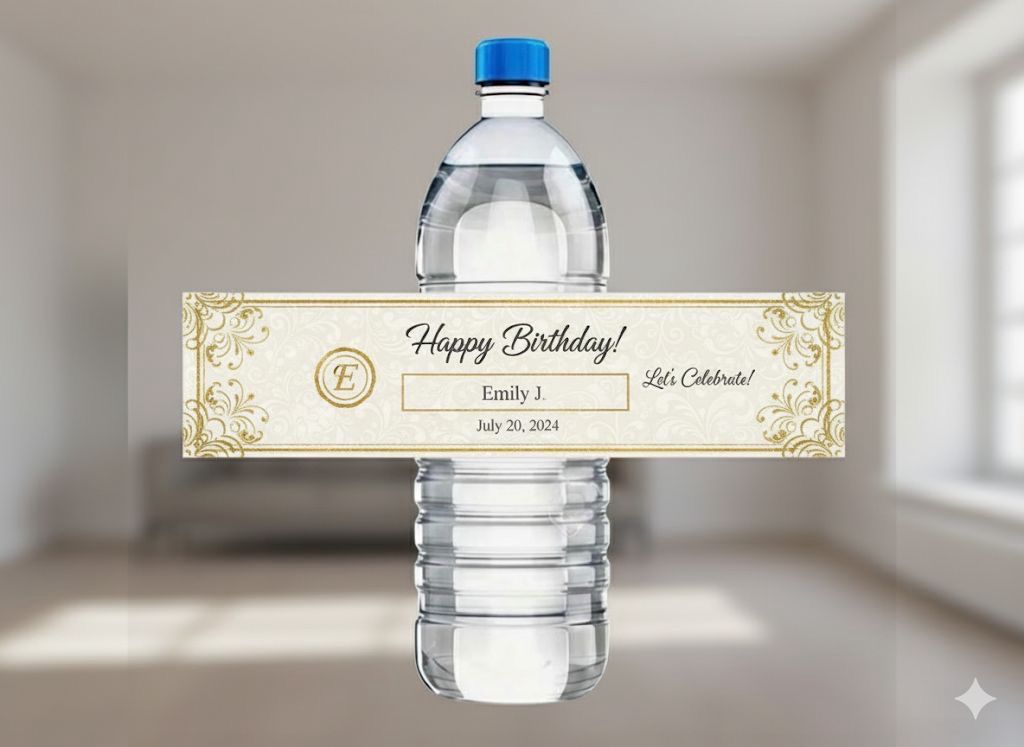 💧 Personalized Wrapped Water Bottles