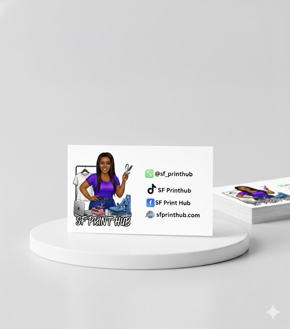 Cardstock &amp; Sublimation Aluminum Business Cards 💼