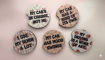 ✨ Sublimation Car Coasters ✨