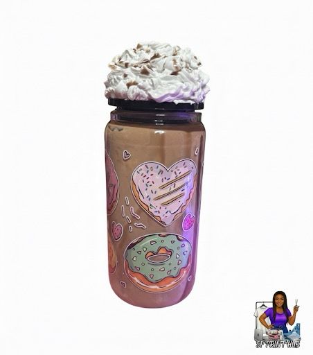 The "Dreamy Donut Latte" Snow Globe Cup