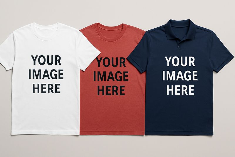 👕 Custom T-Shirt/Button Up &amp; Polo Printing (Sublimation and HTV)