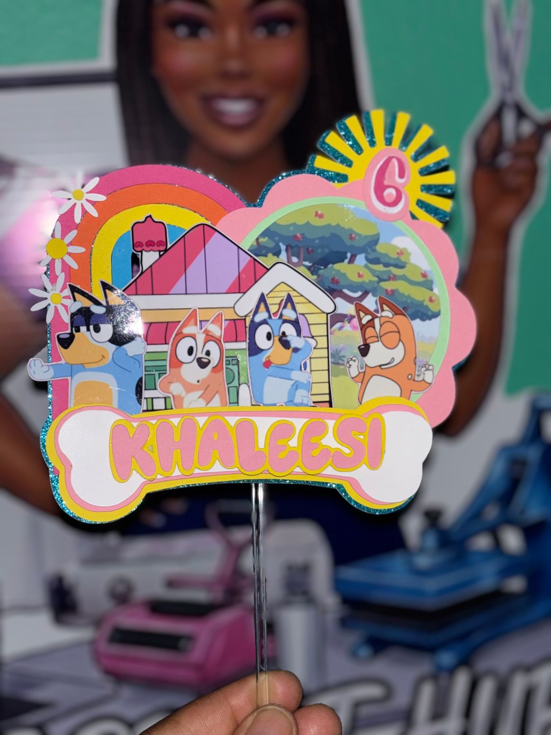 🎂 Custom Cake Topper