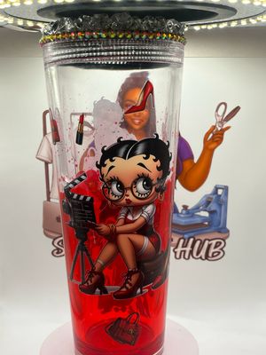 ​Betty Boop 24oz Red Lava Acrylic Tumbler ❤️
