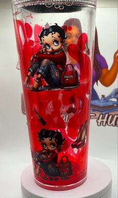 ​Betty Boop 24oz Red Lava Acrylic Tumbler ❤️