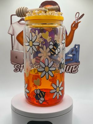 ​Honey Bee Snow Globe Tumbler 🐝🍯