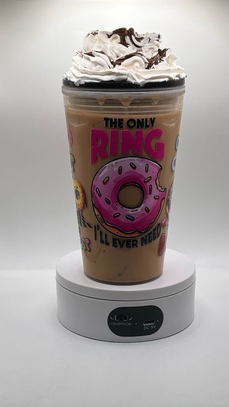 ☕ Coffee and Donuts 16oz Acrylic Tumbler 🍩