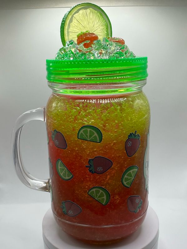 🍹 When Life Gives You Limes… Make Margaritas Snow Globe Cup 🍓