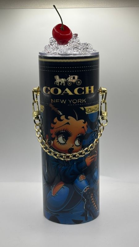 Cherry Charm Coach Tumbler 🍒✨