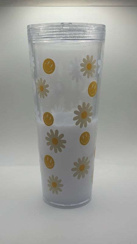 24oz Snow Globe Acrylic Tumbler ❤️