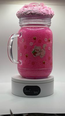 Strawberry Girl Slushie Style Faux Whipped Tumbler 🍓