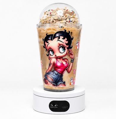 Dunkin’ Inspired Faux Iced Coffee Cup ☕🍩