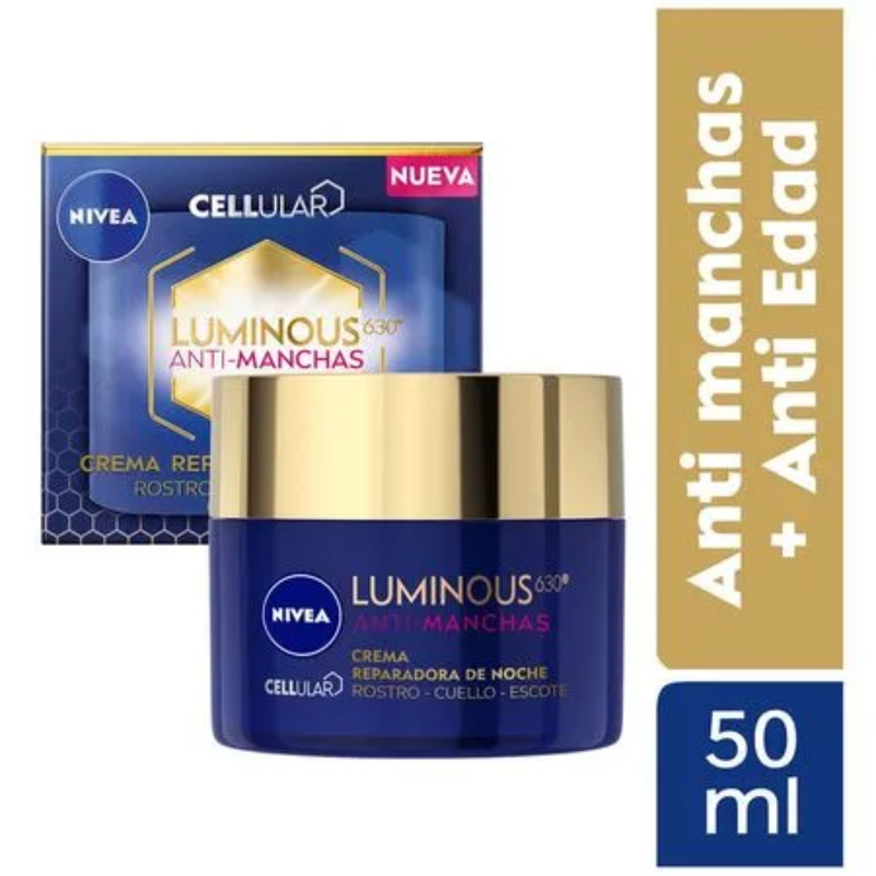 NIVEA LUMINOUS 630 ANTIMANCHAS CREMA REPARADORA DE NOCHE