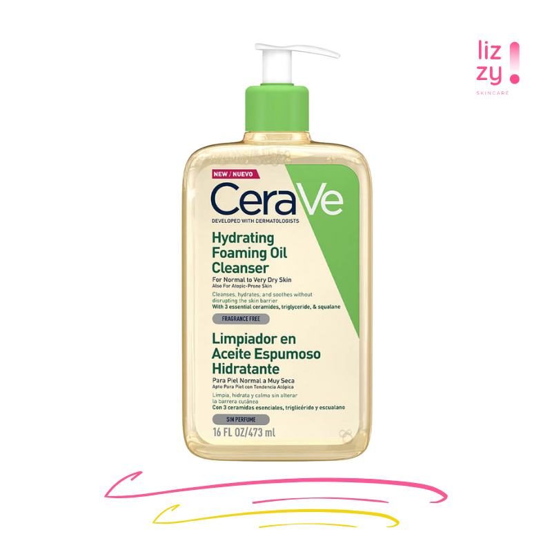 Cerave Limpiador En Aceite Espumoso Hidratante Verde 16 oz