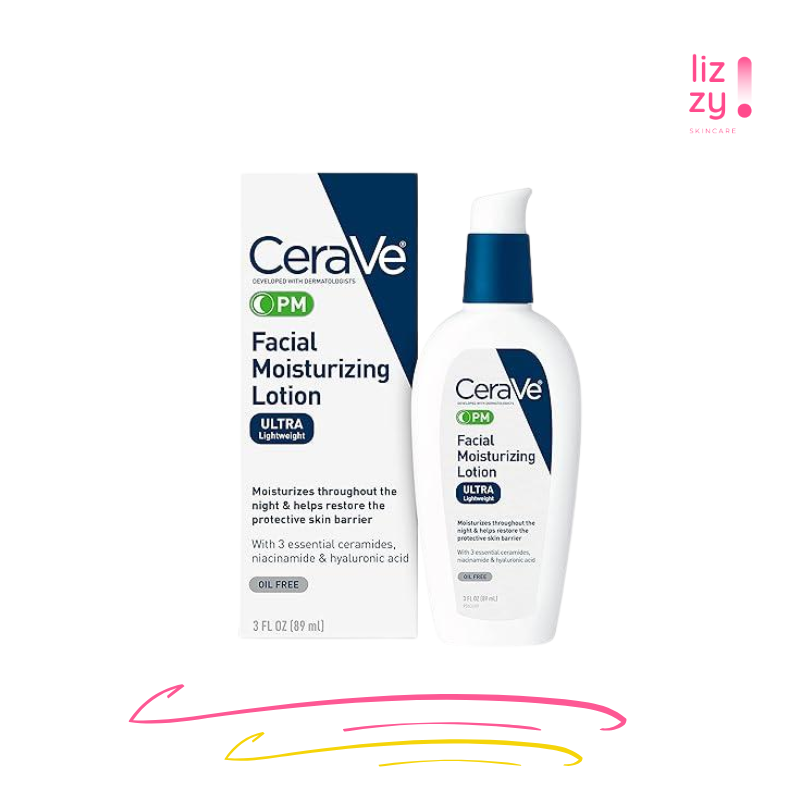 Cerave Locion Hidratante De Noche Azul 89 ML