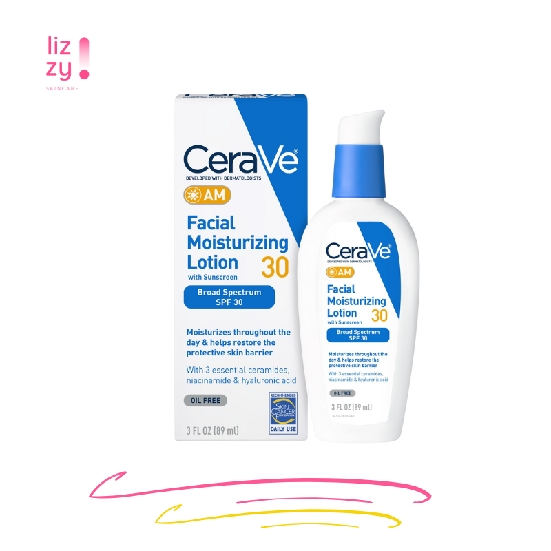 Cerave Crema Hidratante mas Proteccion Solar 30+ Azul 89 ML