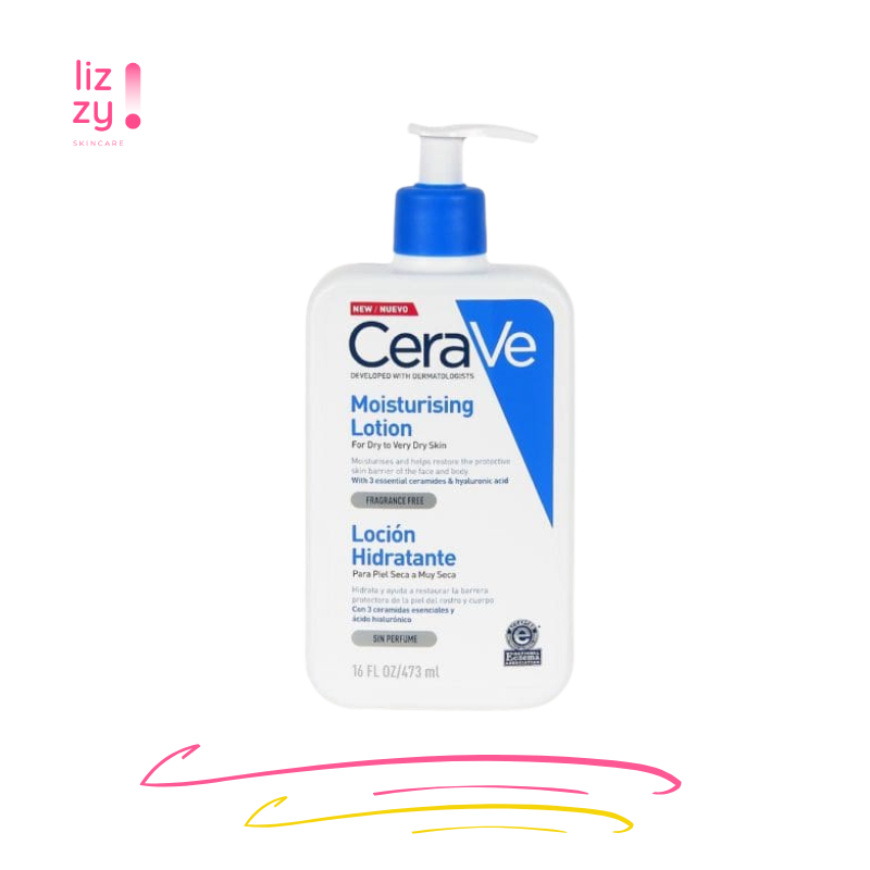 Cerave Locion Corporal Hidratante Piel Muy Seca Azul 16 oz