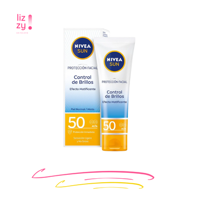 Nivea Sun Protector Solar Facial Efecto Matizante