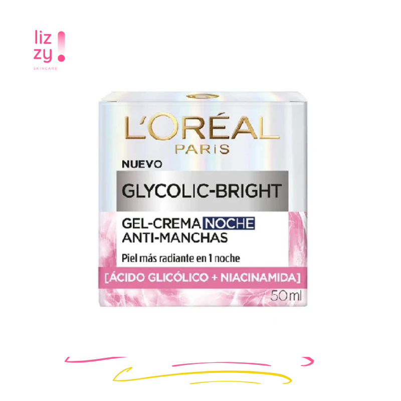 Loreal Crema Glycolic- Brigth Noche