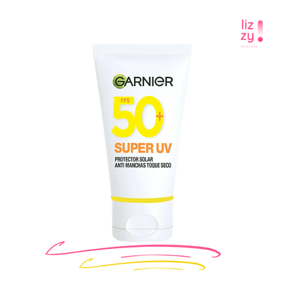Garnier Super UV Protector Solar Antimanchas Toque Seco FPS50