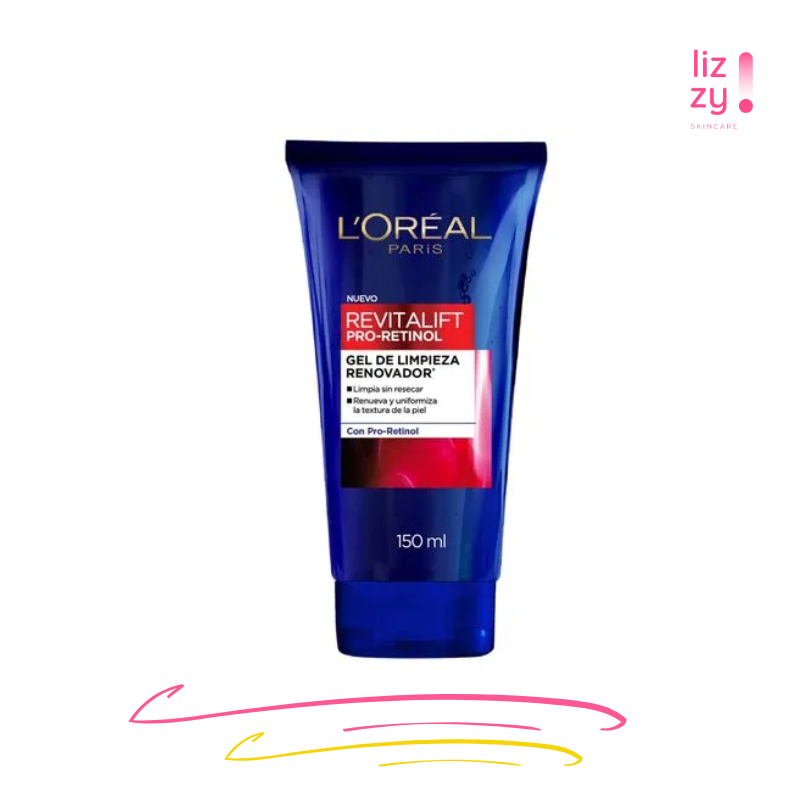 L&#39;óreal Paris Gel Limpiador Retinol Antiedad - 150 ml