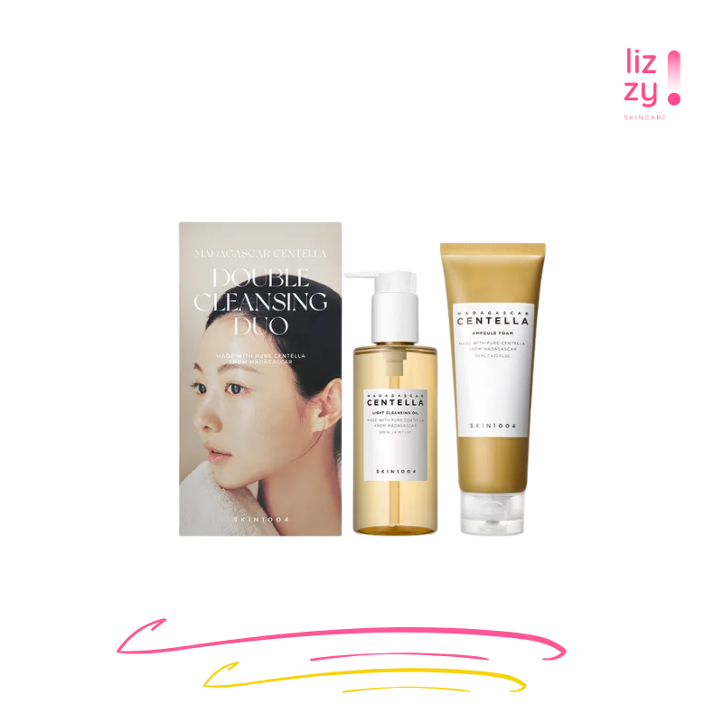 SKIN 1004 - Set de Aceite Limpiador y Espuma Limpiadora Madagascar Centella Double Cleansing Duo Set