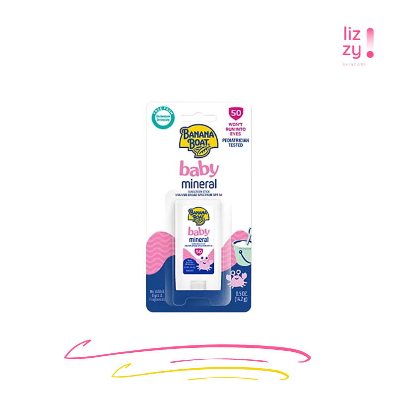 Banana Boat Baby Mineral Sunscreen Stick - SPF 50  0.5oz