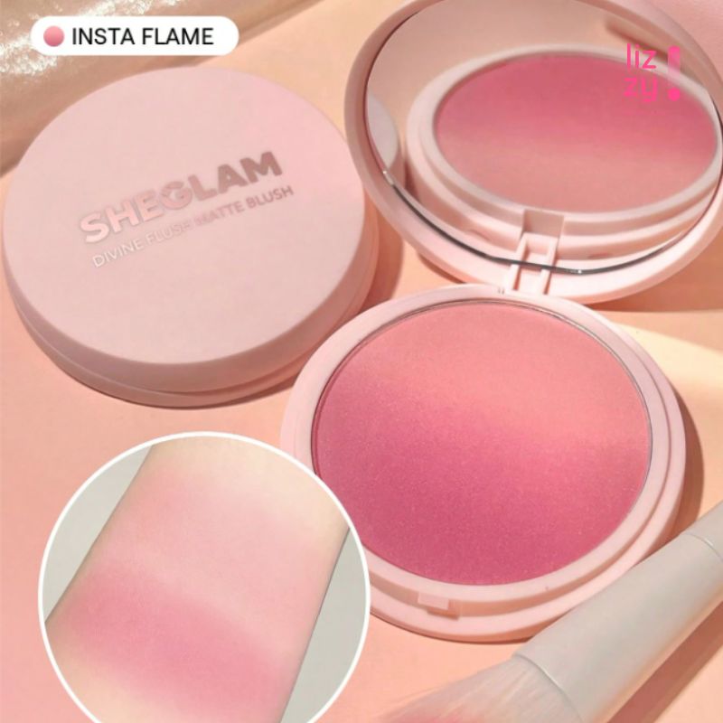 SHEGLAM Divine Flush polvo de rubor color Insta Flame