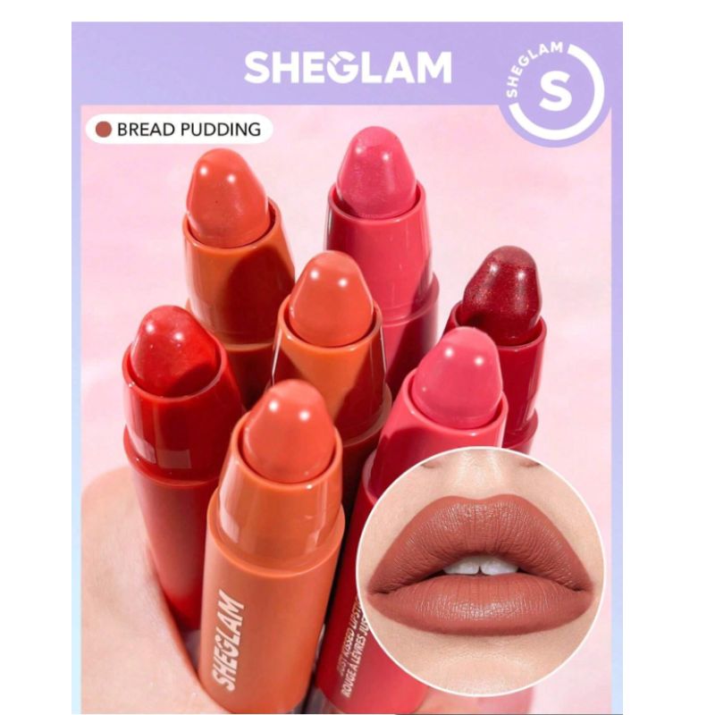 SHEGLAM Lapiz labial just Kissed Bread Pudding