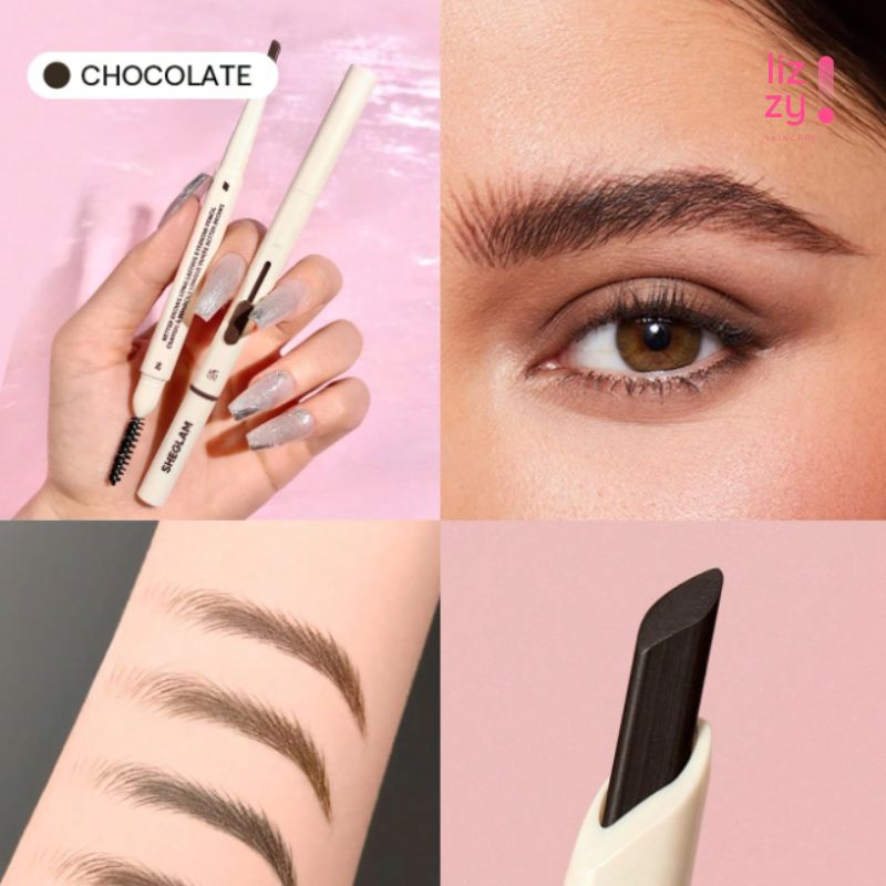 SHEGLAM Lapiz de cejas de larga duracion Better Brows chocolate