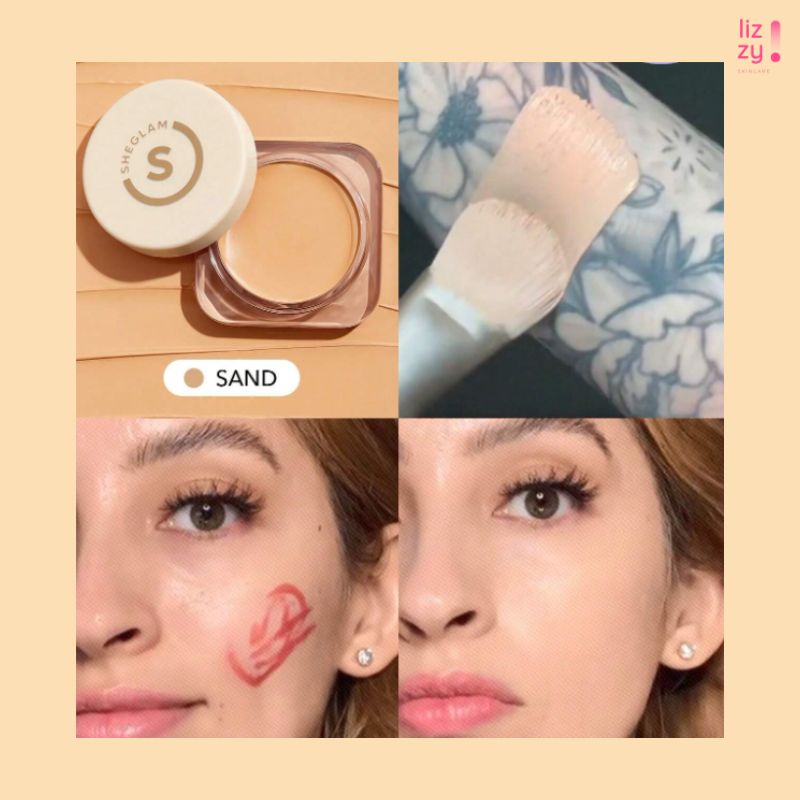 SHEGLAM Balsamo de Maquillaje de Cobertura Total Sand
