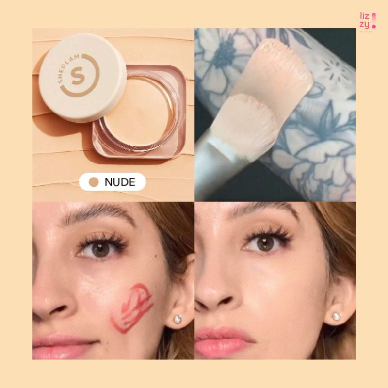 SHEGLAM Balsamo de Maquillaje de Cobertura Total Nude