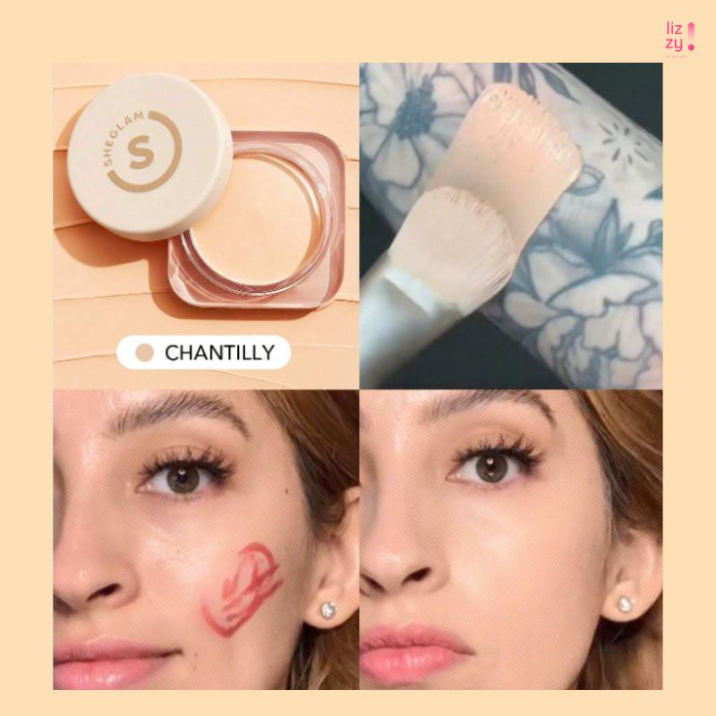 SHEGLAM Balsamo de Maquillaje de Cobertura Total Chantilly
