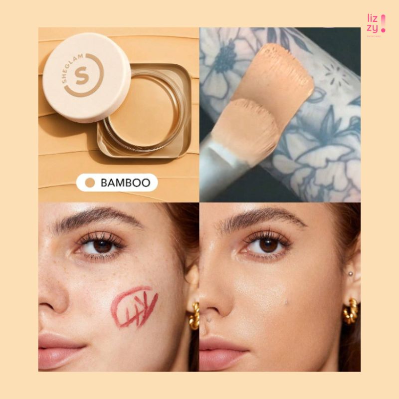 SHEGLAM Balsamo de maquillaje de Cobertura Total Bamboo