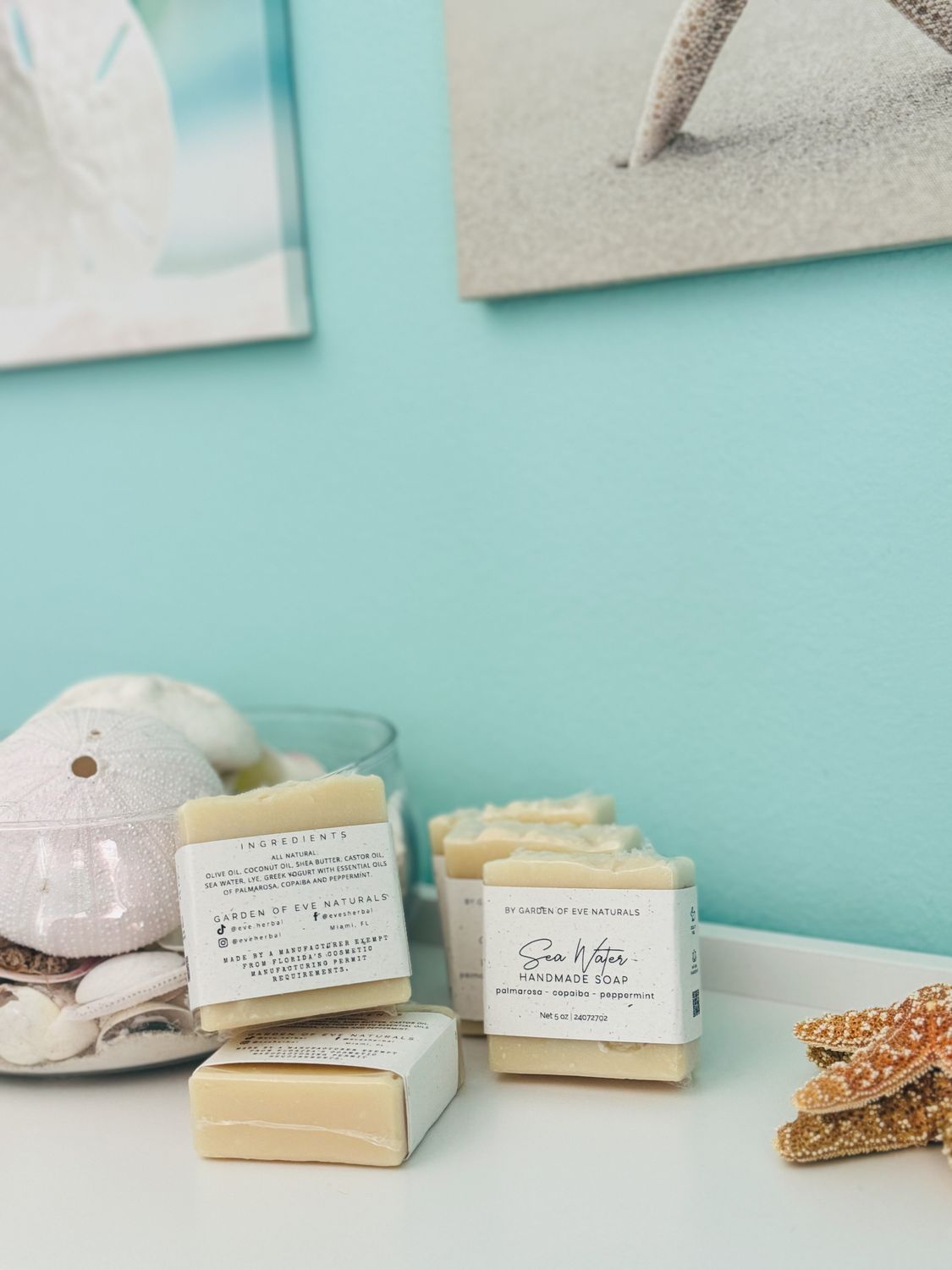 Sea Water Homemade All Natural Soap