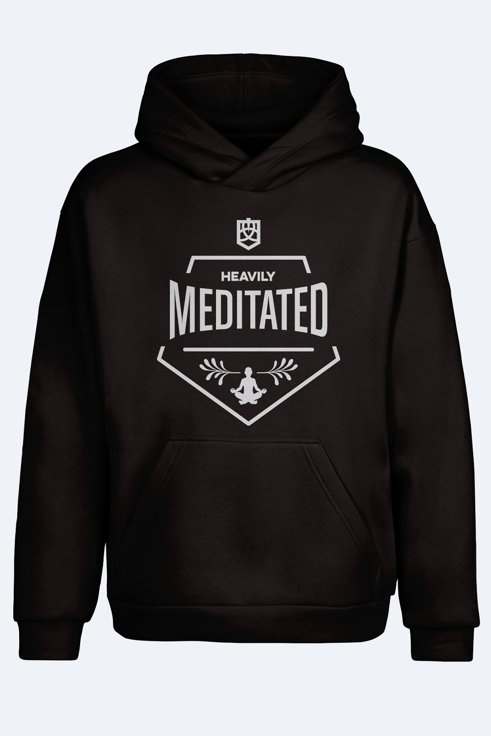 Heavily Meditated Black Hoodie