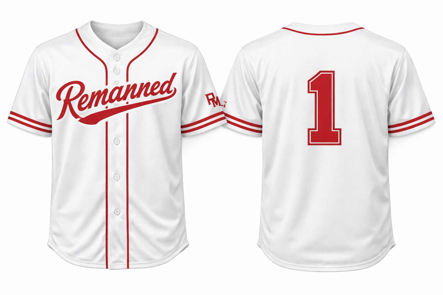 The Remanned Unity Jersey™ — White Signature
