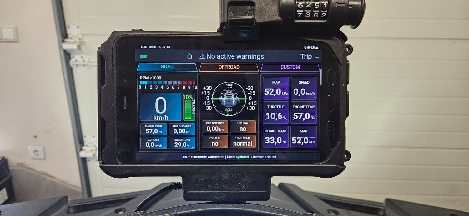 ATV/UTV Dashboard App