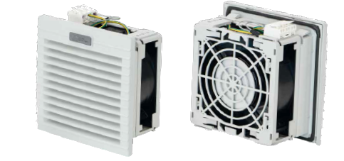 Ventilators, 230V, Air flow rate 58, 150x150x86, Cut out 125x125