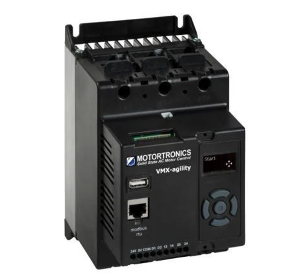 Mīkstais palaidējs, 35 A, 18,5 kW, vadības spriegums 24 VDC