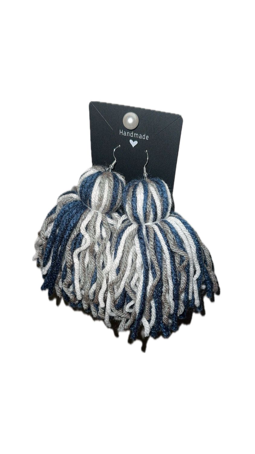 Classic Glam Tasseled Earrings (Multi Color)