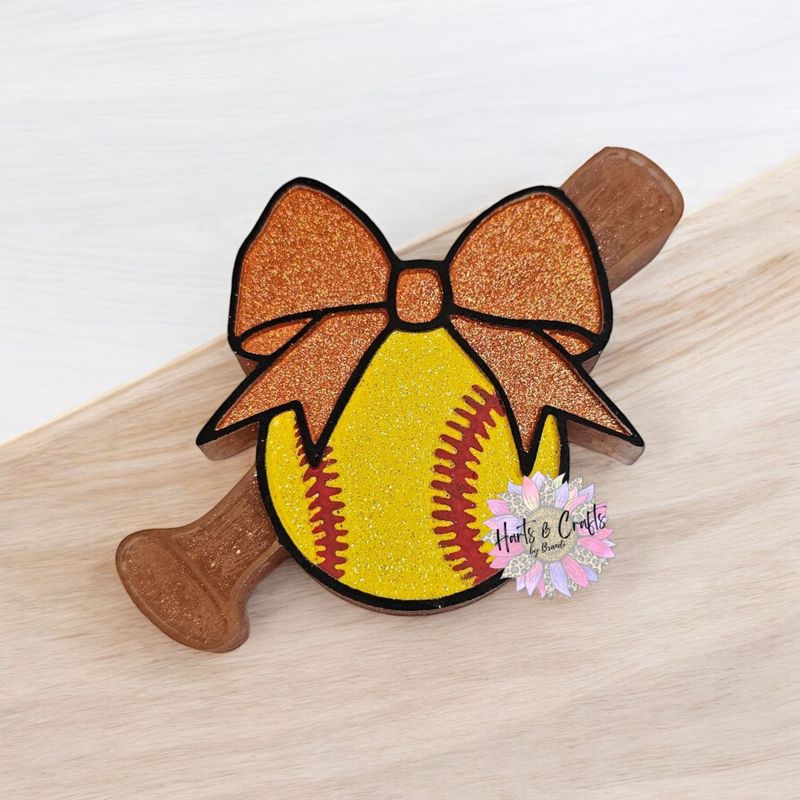 Baseball/Softball with Bow &amp; Bat