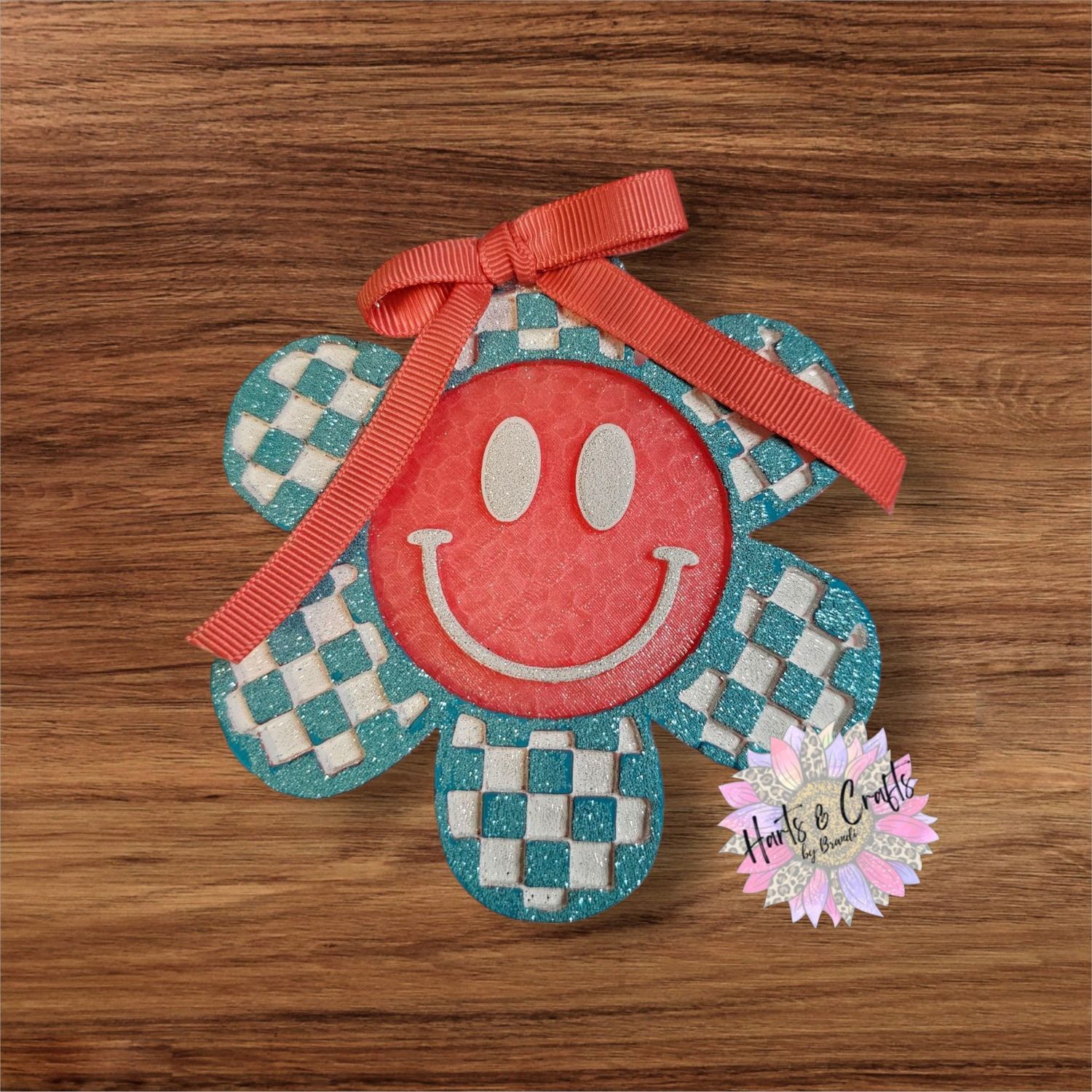 Checkered Flower w/Face