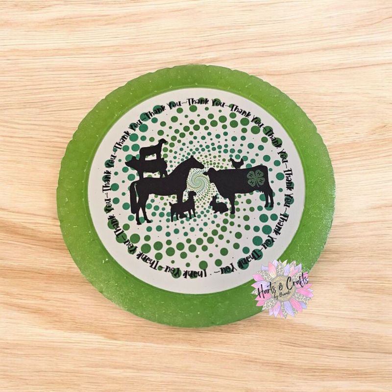 County Fair Thank You Cardstock Round