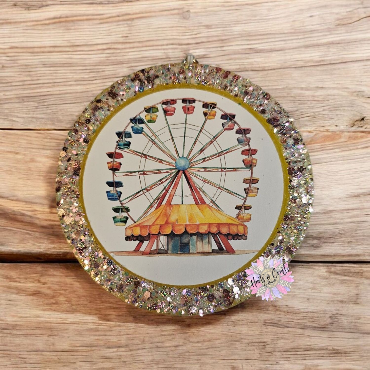 Ferris Wheel Cardstock Round