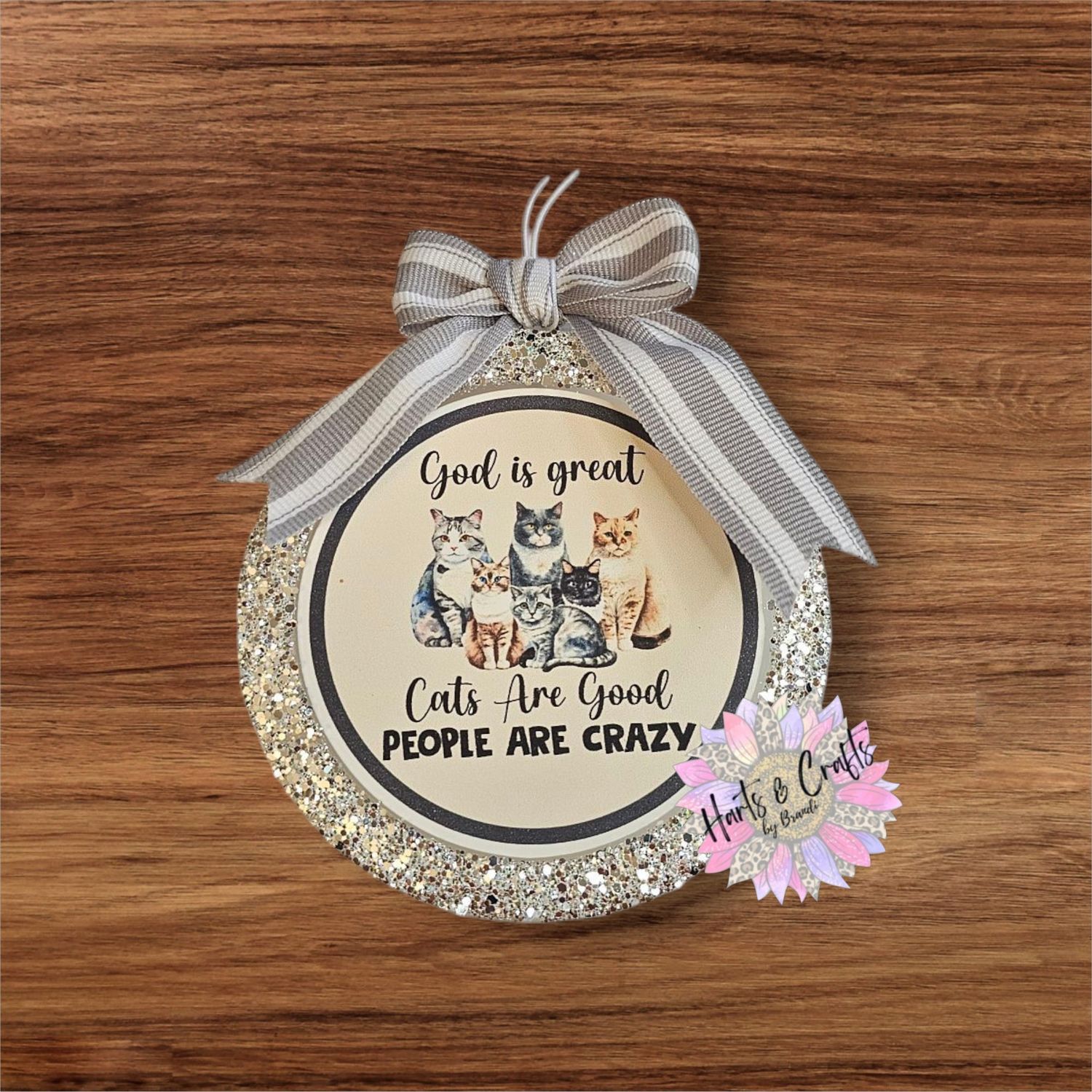 Cat Lover Cardstock Round