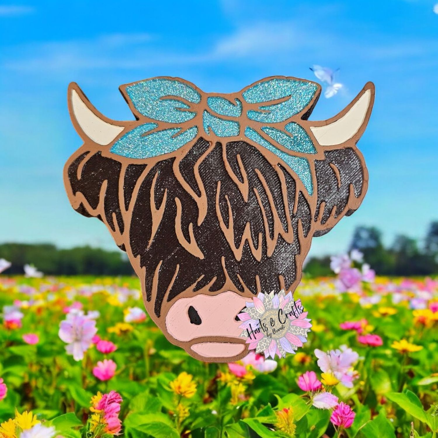 Highland Cow w/Bow