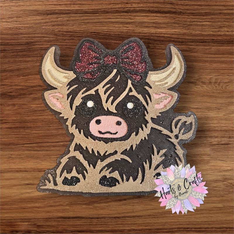 Baby Cow w/Bow