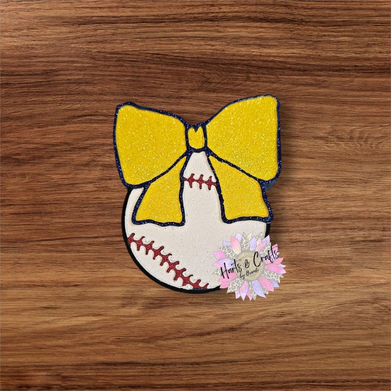 Baseball/Softball w/Bow on Top